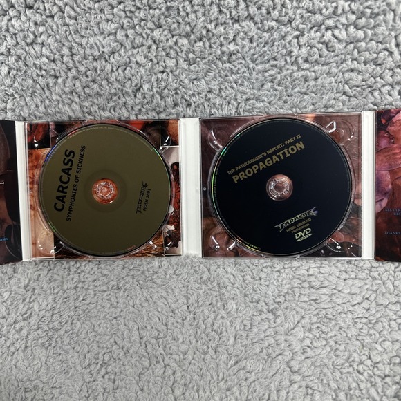 CARCASS - Symphonies Of Sickness - 2 CD - Extra Tracks Original‎ Recording - Picture 8 of 16